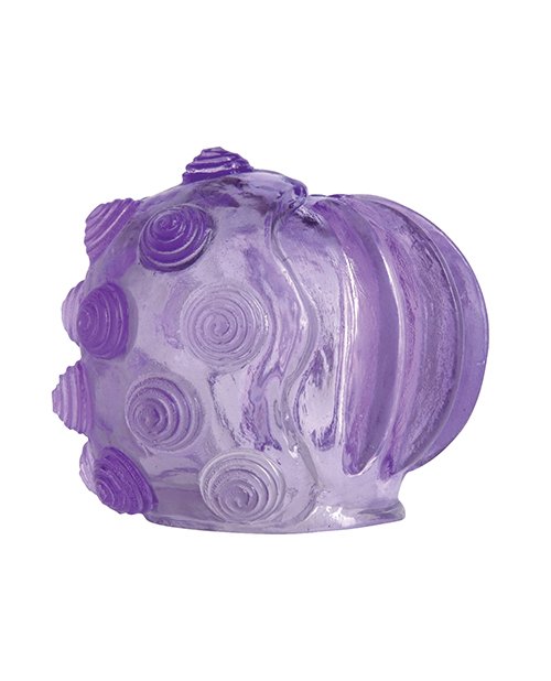 Magic Massager Pleasure Attachment Swirl Lip - Purple - Image 2
