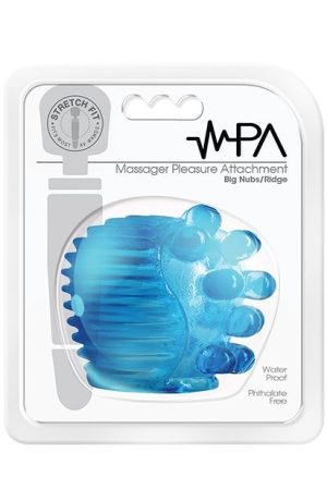 Magic Massager Pleasure Attachment Big Nubs/Ridge - Blue