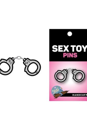 Wood Rocket Sex Toy Handcuffs Pin - Silver