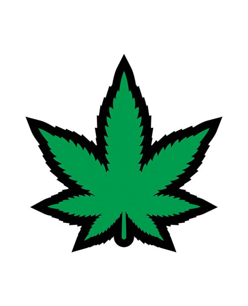 Wood Rocket Weed Pot Leaf Pin - Green - Image 2