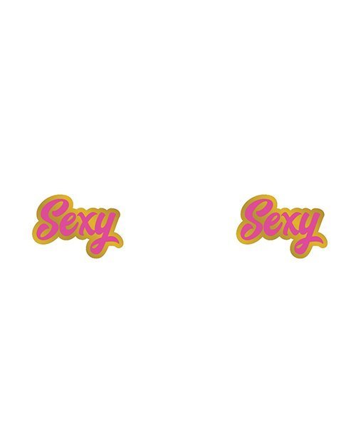 Wood Rocket Porn Sexy Earrings - Pink/Gold - Image 2