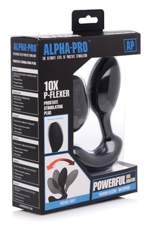 Alpha-Pro 10x P-Flexer Prostate Massager w/Remote