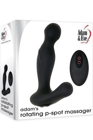 Adam & Eve Adam's Rotating P Spot Massager - Black