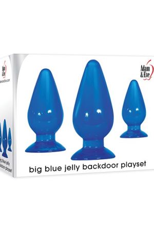 Adam & Eve Big Blue Jelly Backdoor Playset - Blue