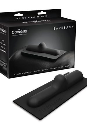 The Cowgirl Bareback Silicone Attachment - Black