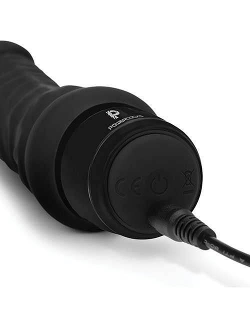 Powercocks 6" Realistic Vibrator - Black - Image 3