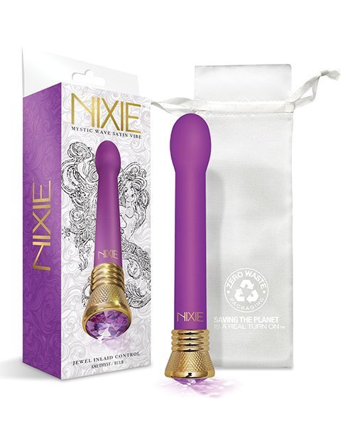 Nixie Mystic Wave Satin Bulb Vibe - 10 Function Amethyst - Image 3