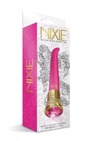 Nixie Mystic Wave Satin G-Spot Vibe - 10 Function Pink Tourmaline