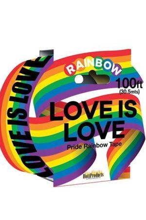 Love Is Love Rainbow Style Caution Party Tape