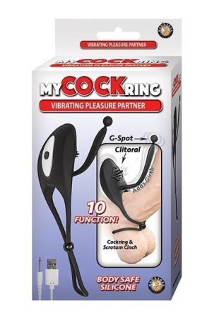 My Cockring Vibrating Pleasure Partner - Black