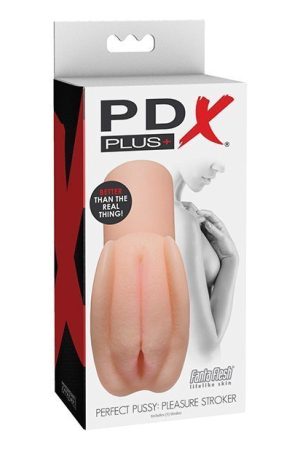 PDX Plus Perfect Pussy Pleasure Stroker - Ivory