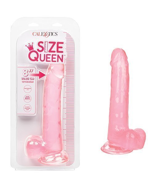 Size Queen 8" Dildo - Pink
