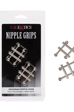 Nipple Grips Crossbar Nipple Vices - Silver