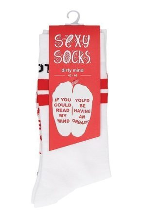 Shots Sexy Socks Dirty Mind - Male