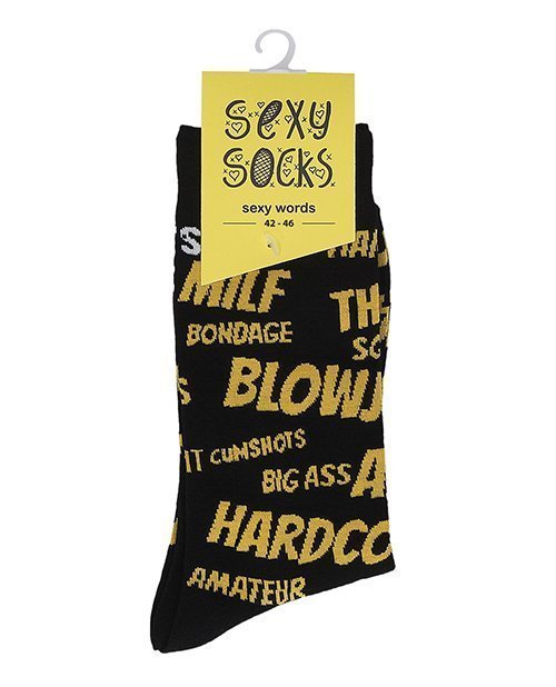 Shots Sexy Socks Sexy Words - Male