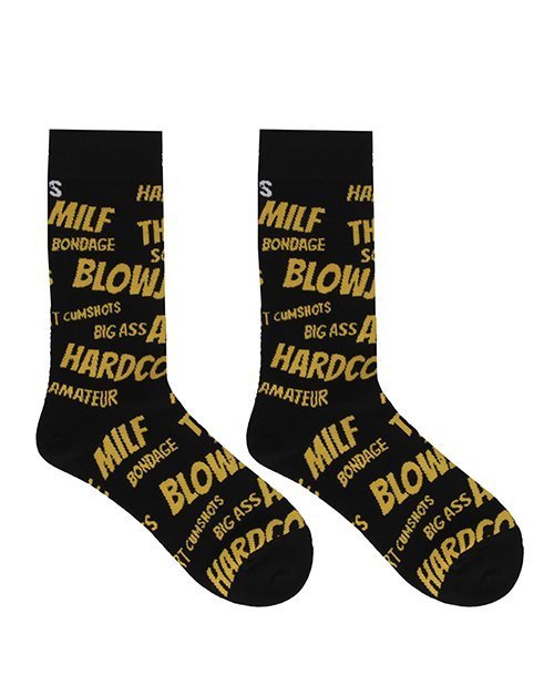 Shots Sexy Socks Sexy Words - Male - Image 2