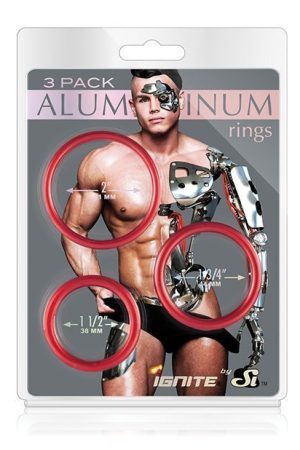 Aluminum Rings - Hellfire Pack of 3