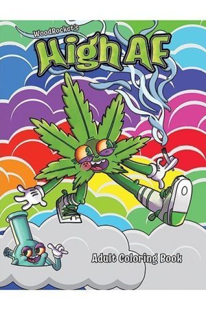 Wood Rocket High AF Coloring Book