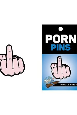 Wood Rocket Middle Finger Pin - Ivory