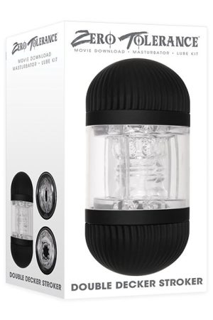Zero Tolerance Double Decker Stroker - Black/Clear