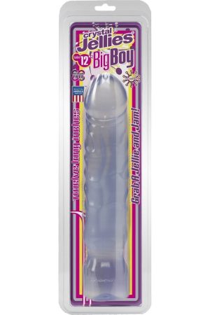 Crystal Jellies Big Boy 12 Inch - Clear