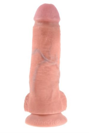 King Cock 8-Inch Cock With Balls - Flesh