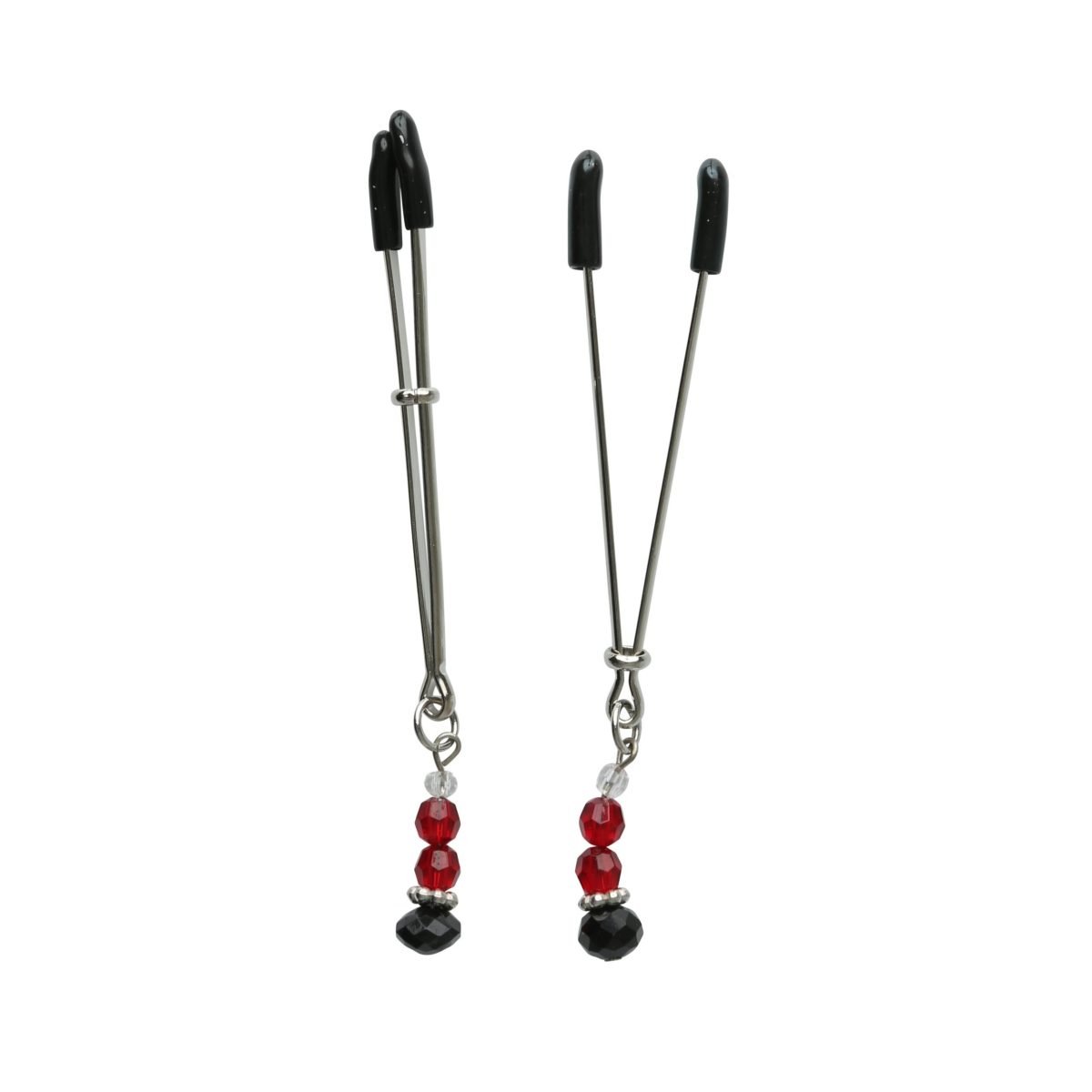 Sex and Mischief Ruby Black Nipple Clips - Image 2