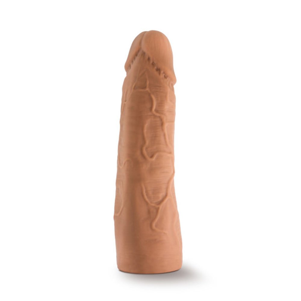 The Realm - Realistic 7 Inch Lock on Dildo - Mocha - Image 3