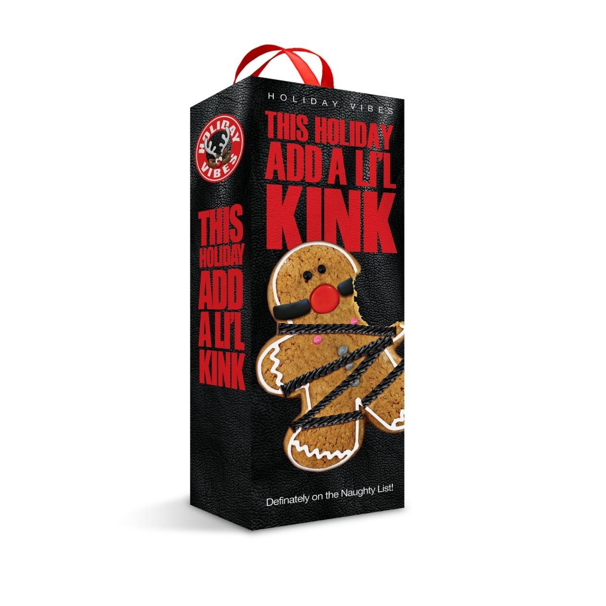 Holiday Vibes Naughty List Gift Add a Lil Kink - Blindfold, Wrist and Ankle Sashes - Image 2