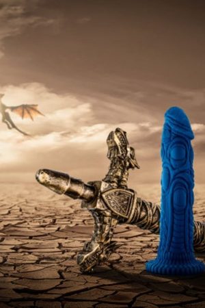 The Realm - Draken - Lock on Dildo - Blue