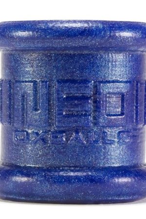 Neo 2 Inch Tall Ball Stretcher Squishy  Silicone - Blue Balls