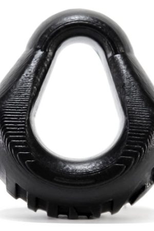 Hung Padded Cockring Oxballs - Black