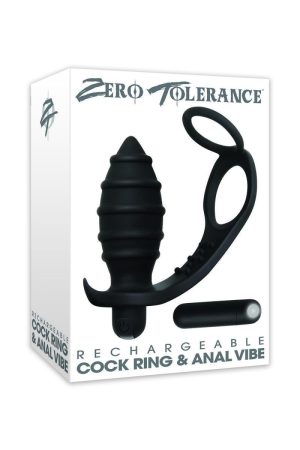 Rechargeable Anal Cock Ring & Anal Vibe
