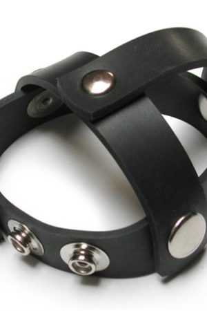 Rubber Snap-on Ball Splitting Cock Harness