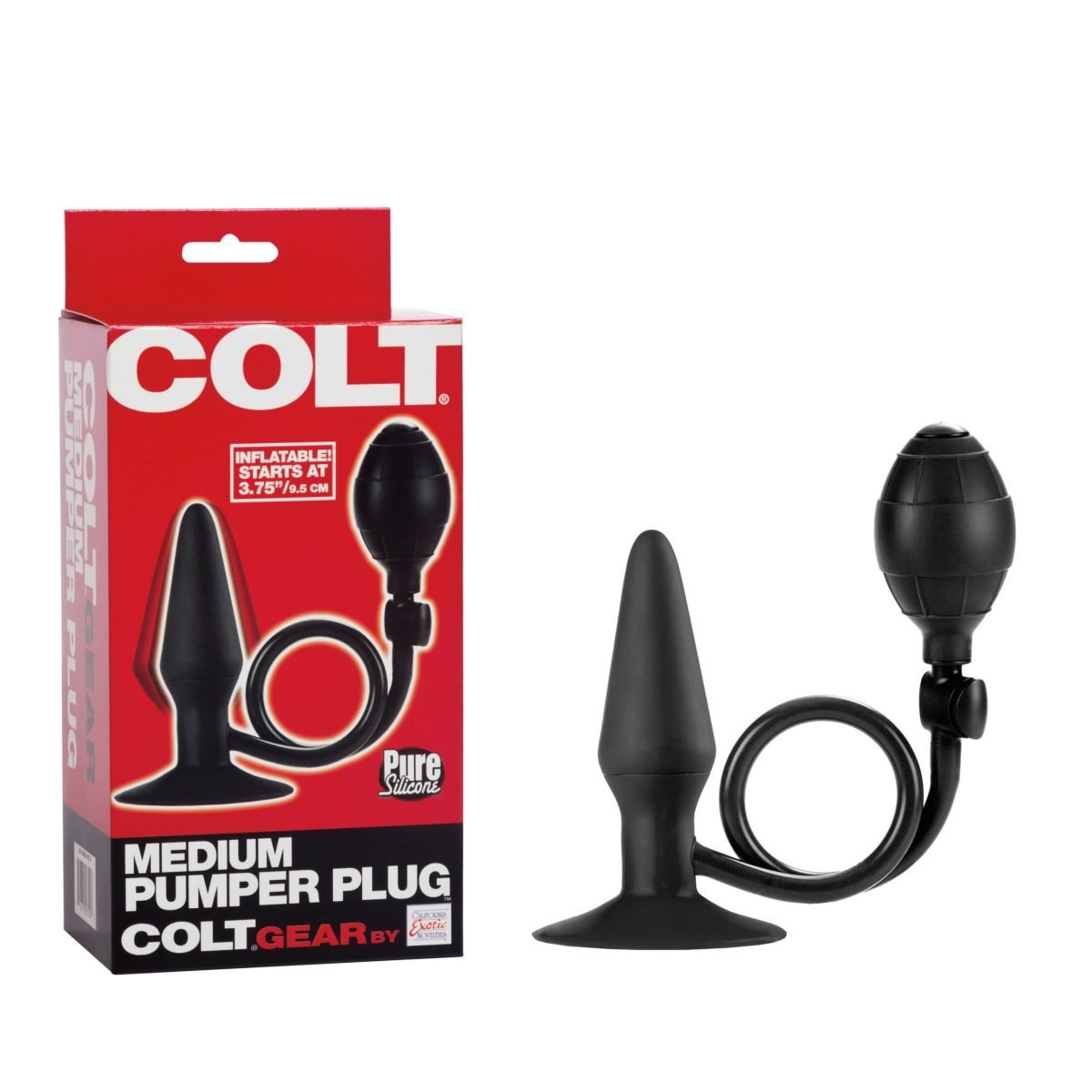 Colt Medium Pumper Plug - Black - Image 3
