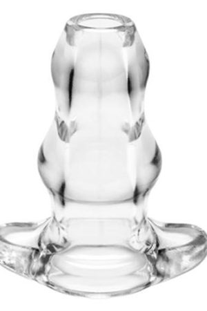 Double Tunnel Plug Large - Clear