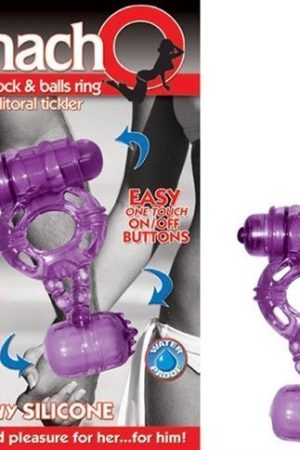 The Macho Double -Purple Cock and Balls