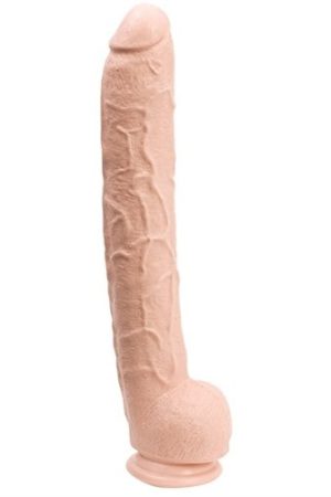 Dick Rambone Cock - 17 Inch - White