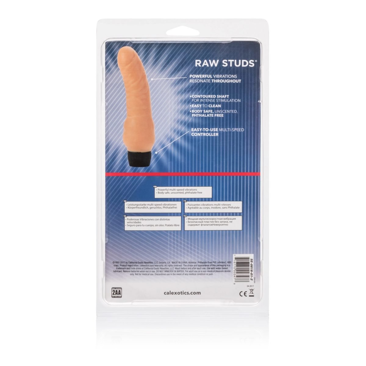 Raw Studs Realistic Flex Vibrator 6.75 Inches - Image 3