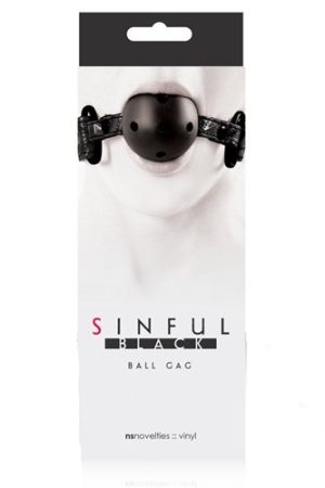 Sinful Ball Gag - Black