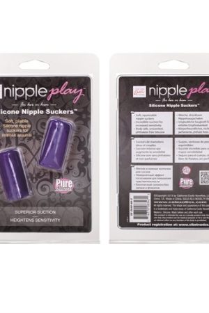 Nipple Play Silicone Nipple Suckers - Purple