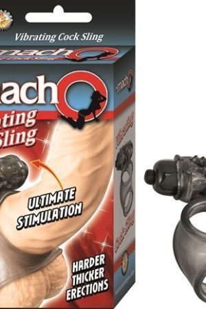 Macho Vibrating Cock Sling - Black