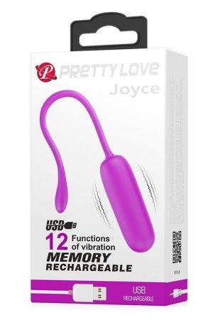 Pretty Love Joyce Vibrating Egg - Fuchsia