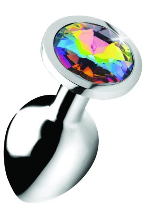 Rainbow Prism Gem Anal Plug - Medium