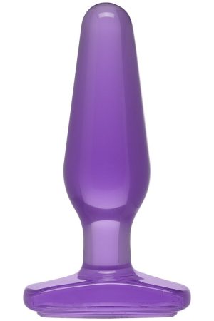 Crystal Jellies Butt Plug - Medium - Purple