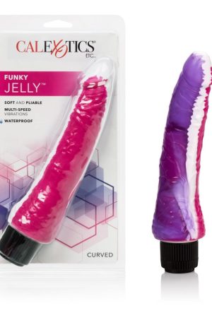Funky Jelly Vibe 7.5 Inches - Pink/purple