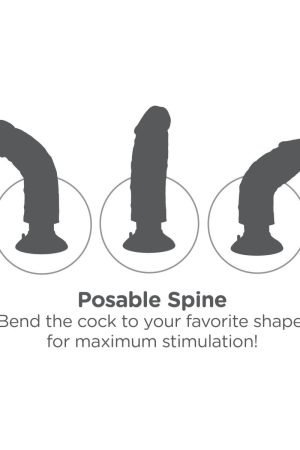 King Cock 9-Inch Vibrating Cock With Balls - Black
