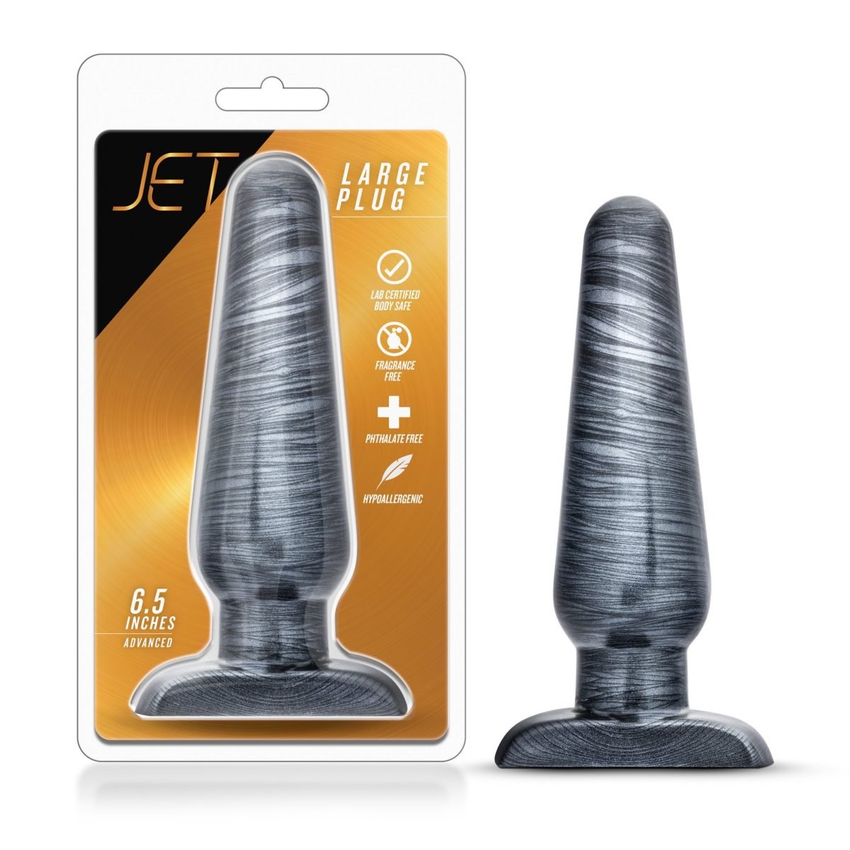 Jet Large Plug - Carbon Metallic Black - Image 2