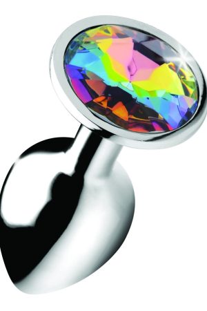 Rainbow Prism Gem Anal Plug - Small