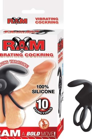 Ram Vibrating Cockring - Black